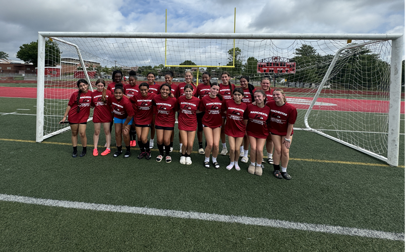 MHS RED Hawk's Girl Soccer 1st Summer practice